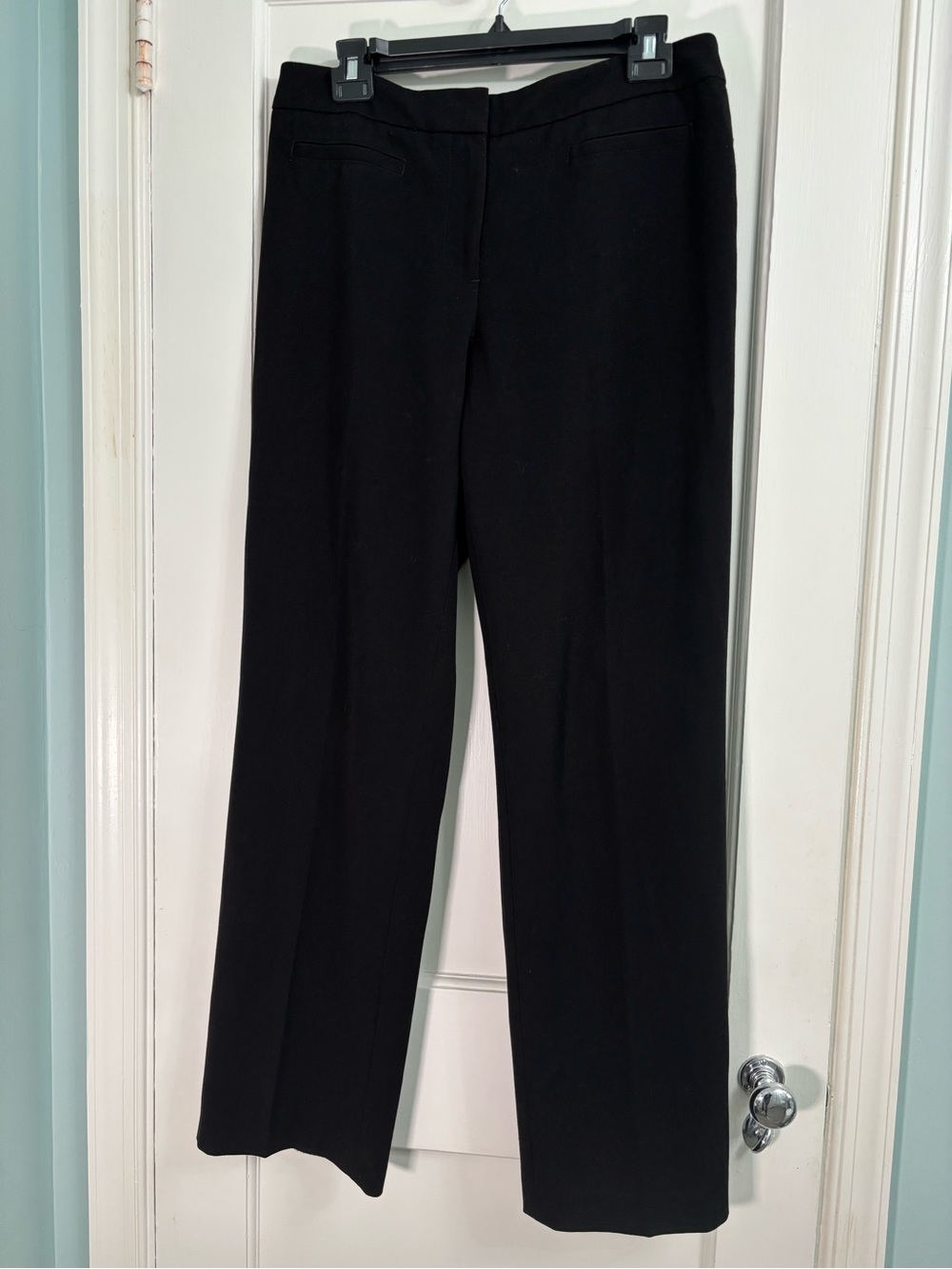 Anne Klein Black Women's Dress Pants - Straight Leg